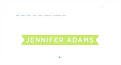 Desktop Screenshot of jennifer-adams.com